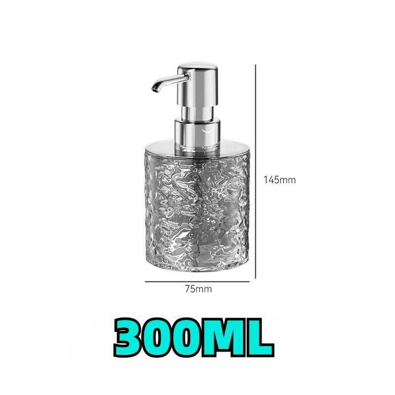 

1PCS Hand Sanitizer Bottles Light Luxury & High-looking Shampoo Bottle Shower Gel Bathroom Countertop Liquid Press Bottle Makeup