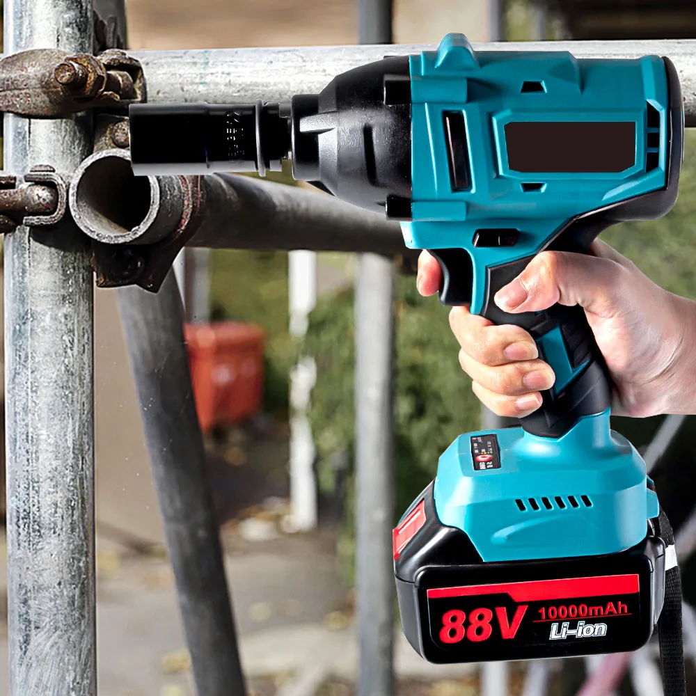 600N.m  21V Lithium-ion Brushless Impact Wrench Compatible With 18650 Lithium Battery For Car Repair Truck Repair