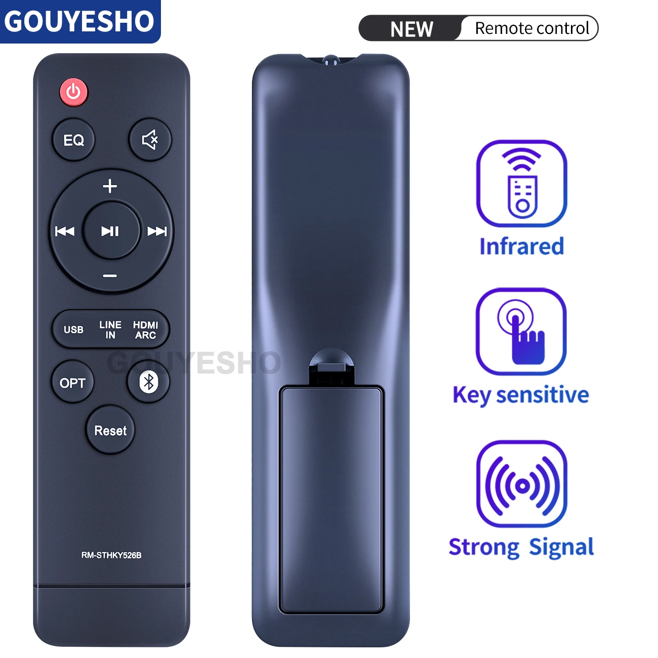 New Remote Control RM-STHKY526B FOR JVC soundbar