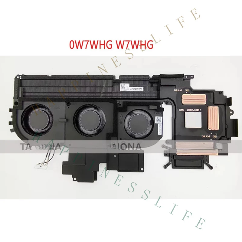 ZR+ Brand New 0W7WHG Suitable for Dell Pro MAX 16 Plus MB16250 CPU Cooler Cooling Fan