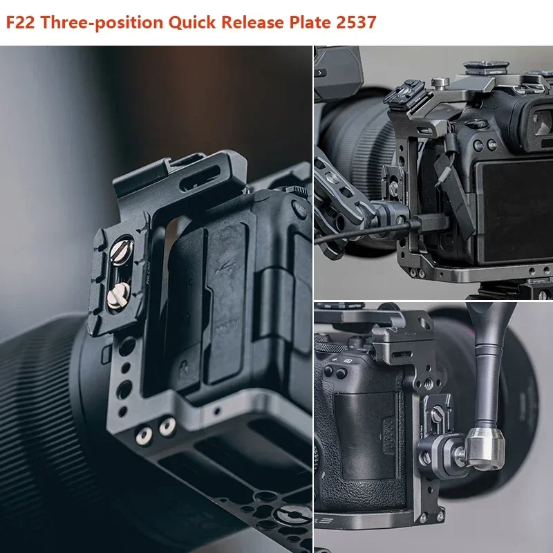 FALCAM F22 Quick Release Series Basic Quick Release Plate/Thread Adapter Kit V2/Five-position Plate/Cold Shoe Adapter - Image 3
