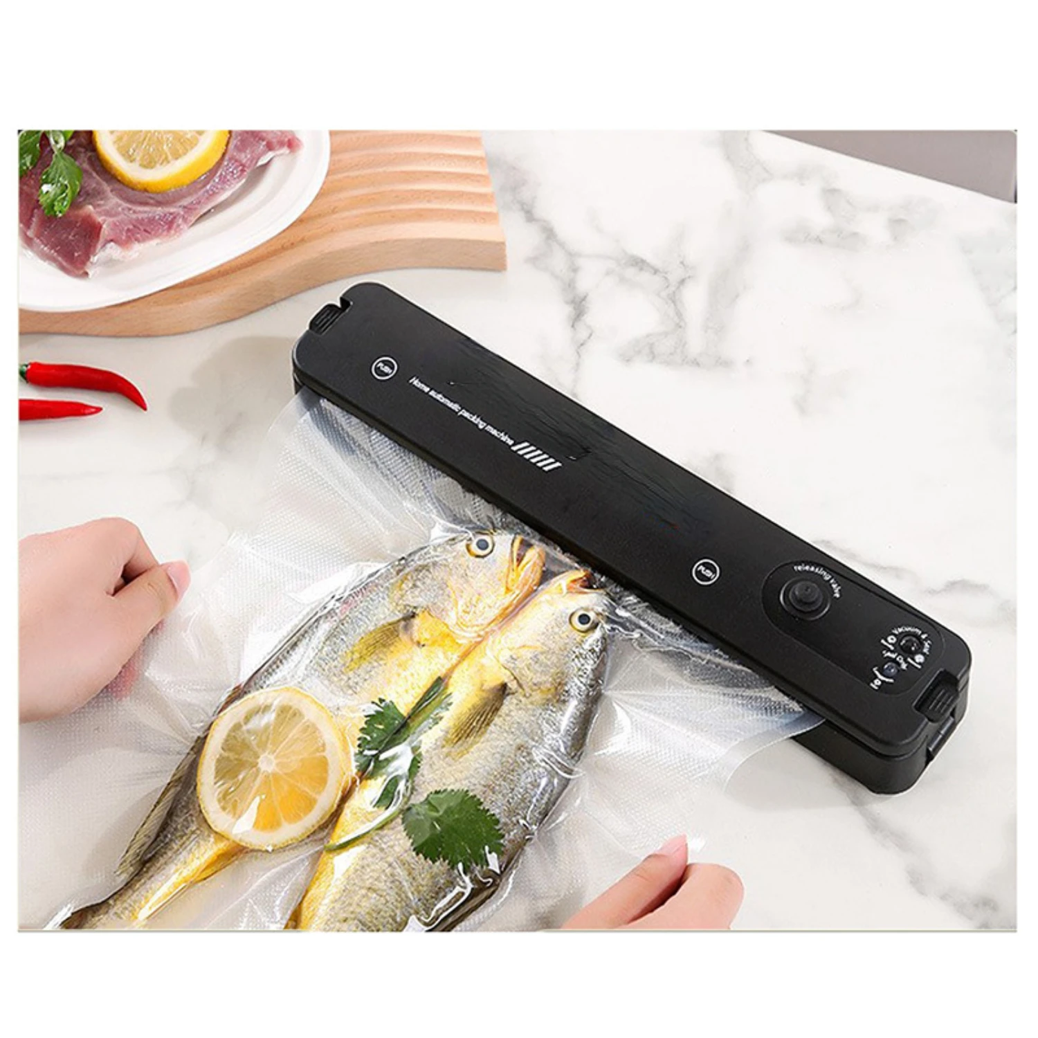 Ningtao  Vacuum Packaging Machine Host+10pcs Sealing Bag Packaging Plastic/Packaging Machine Vacuum Packaging Machine/Plastic Se