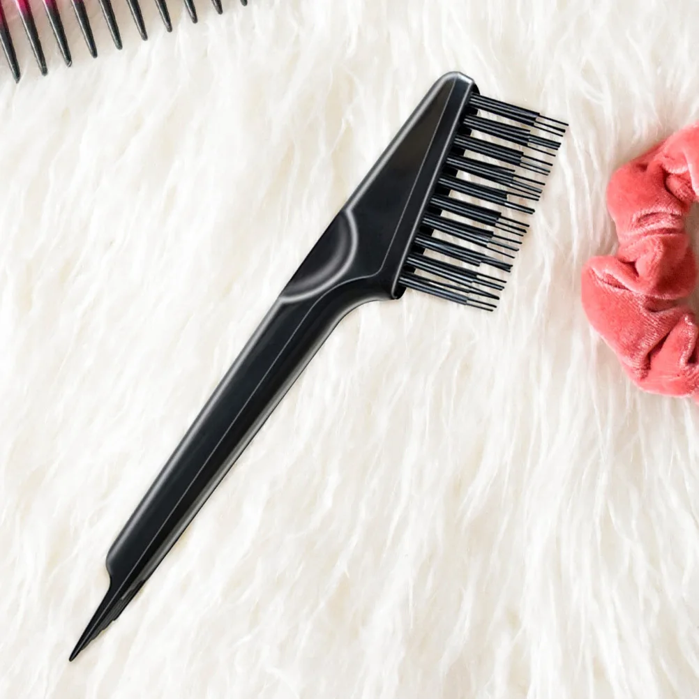 6-teiliger Haarkamm, kleine Bürsten zum Reinigen, tiefe Werkzeuge, Haarbürste, Rechenreiniger, schwarze Nut