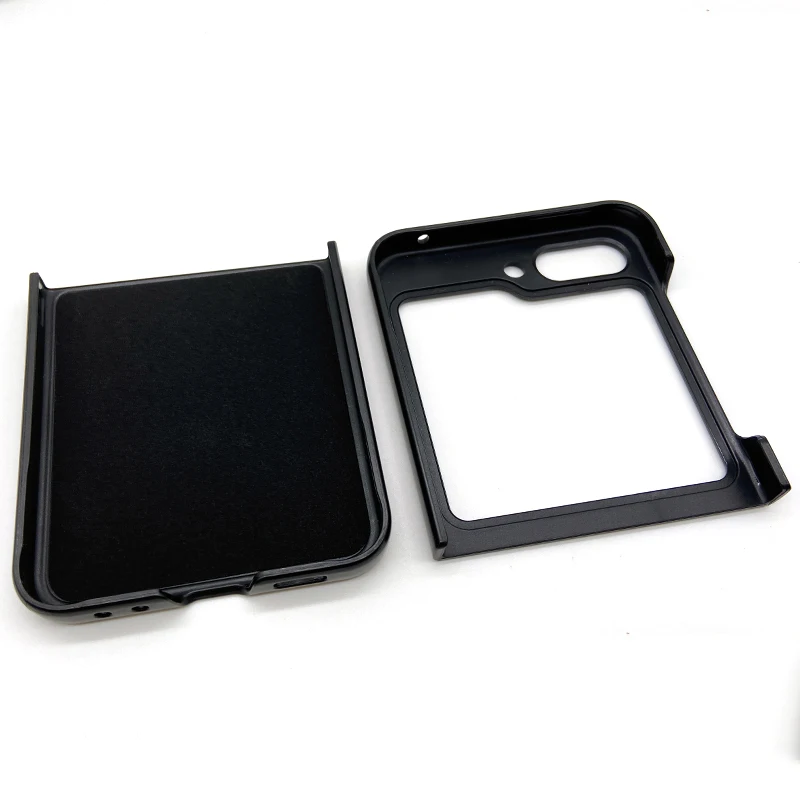 Samsung Galaxy Z Flip 6 Flip 5 Carbon Fiber Texture Phone Case Hard Back Shell Schutzhülle für Galaxy Z Flip 6 Flip5