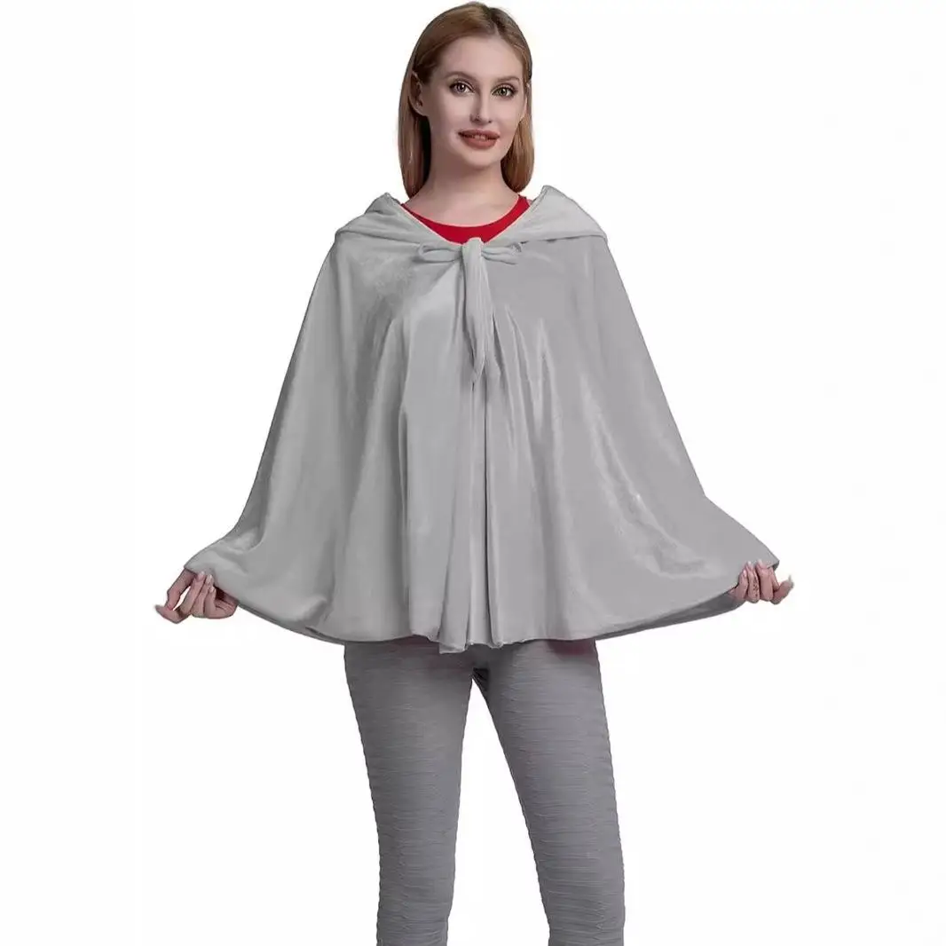 

Thiened бархатный плащ зимнее антихолодное пальто с капюшоном костюм на Хэллоуин ort Sle полиэфирное волокно женская модная верхняя одежда