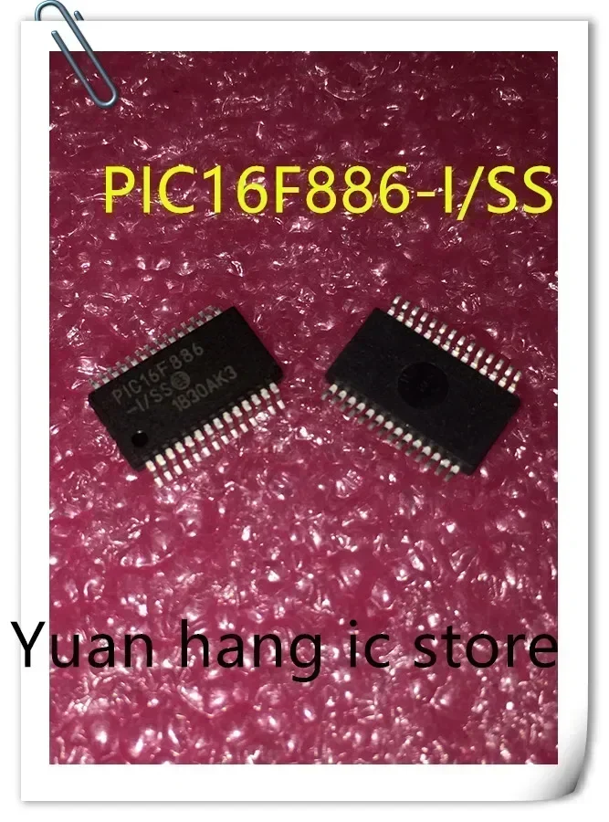 

Free Shipping 20PCS/LOT PIC16F886-I/SS SSOP PIC16F886-I/S PIC16F886 SSOP28