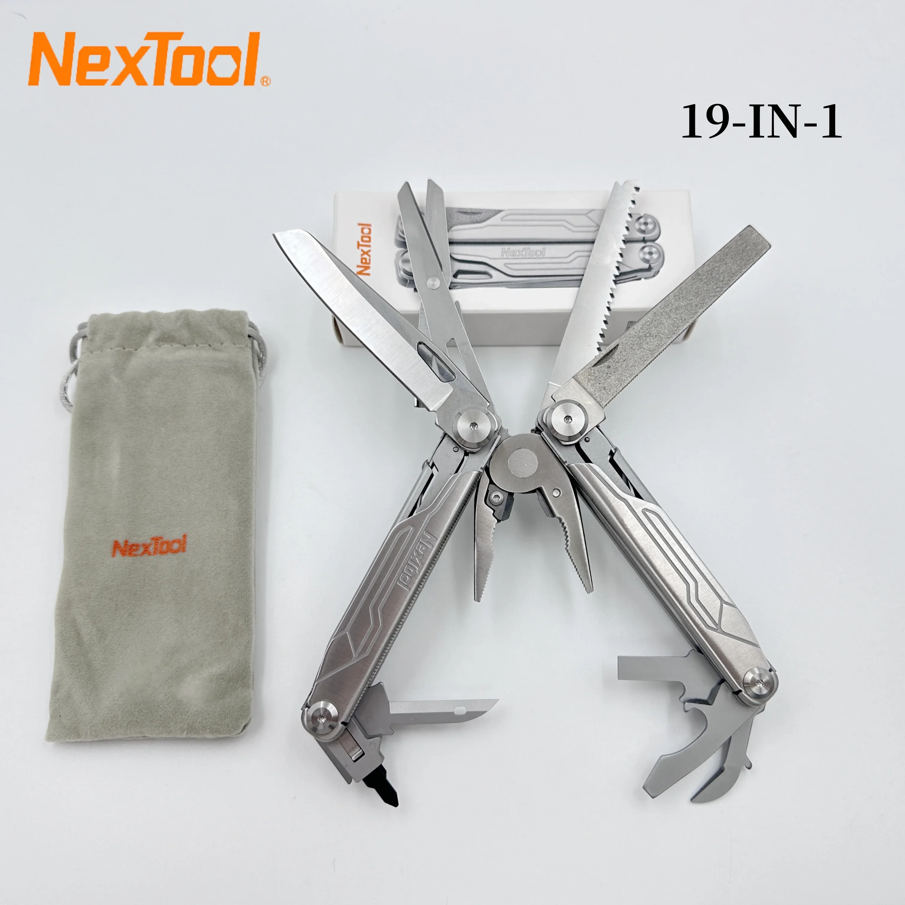 

NexTool 19-в-1 Капитан Мультитул EDC Карманный Нож Складной Ручной Инструмент Для Выживания с Пилой Кемпинг Открытый Многофункциональный Инструмент