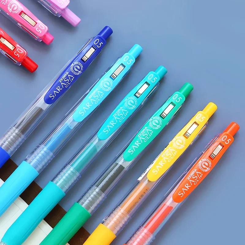 12pcs Zebra SARASA color gel gel pen JJ15-0.5mm 20 colors optional waterproof and light-resistant colorful bright writing smooth