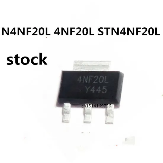 Original New 10pcs/ N4NF20L 4NF20L STN4NF20L  SOT-223