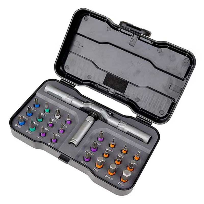 AliExpress NONE 24-in-1 Ratchet Screwdriver Set, S2 Alloy Steel Magnetic Bits for Furniture Assembly, Electronics, Bicycle Repair DIY