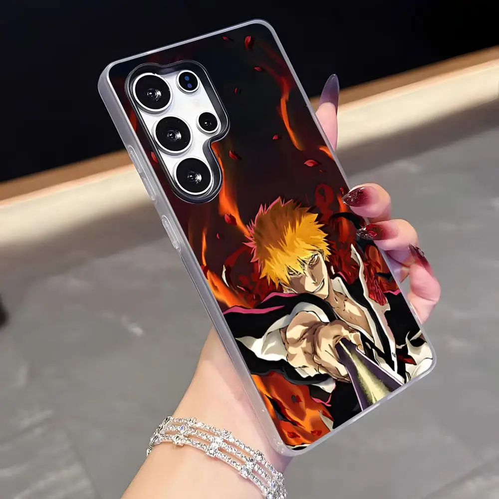 Bleach I-Ichigo Kurosaki Phone Case For Samsung A56 A14 5G A34 A36 A33 A26 A16 Shockproof Jelly Cover