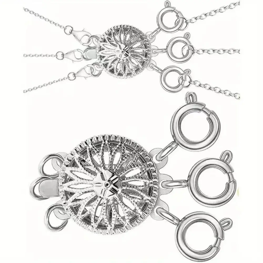 dengan Gesper Kalung Berlapis Lobster Warna Emas Logam Beberapa Konektor Kunci Gelang Warna Perak DIY Gesper Pelapis Kalung