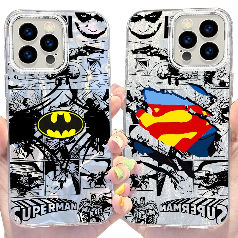 جراب هاتف Camlet S-Superhero-B-Batman ، غطاء مقاوم للغبار ، آيفون 16 15 14 13 12 11 برو ماكس XR XS X 8 7 6S 6 Plus SE #6