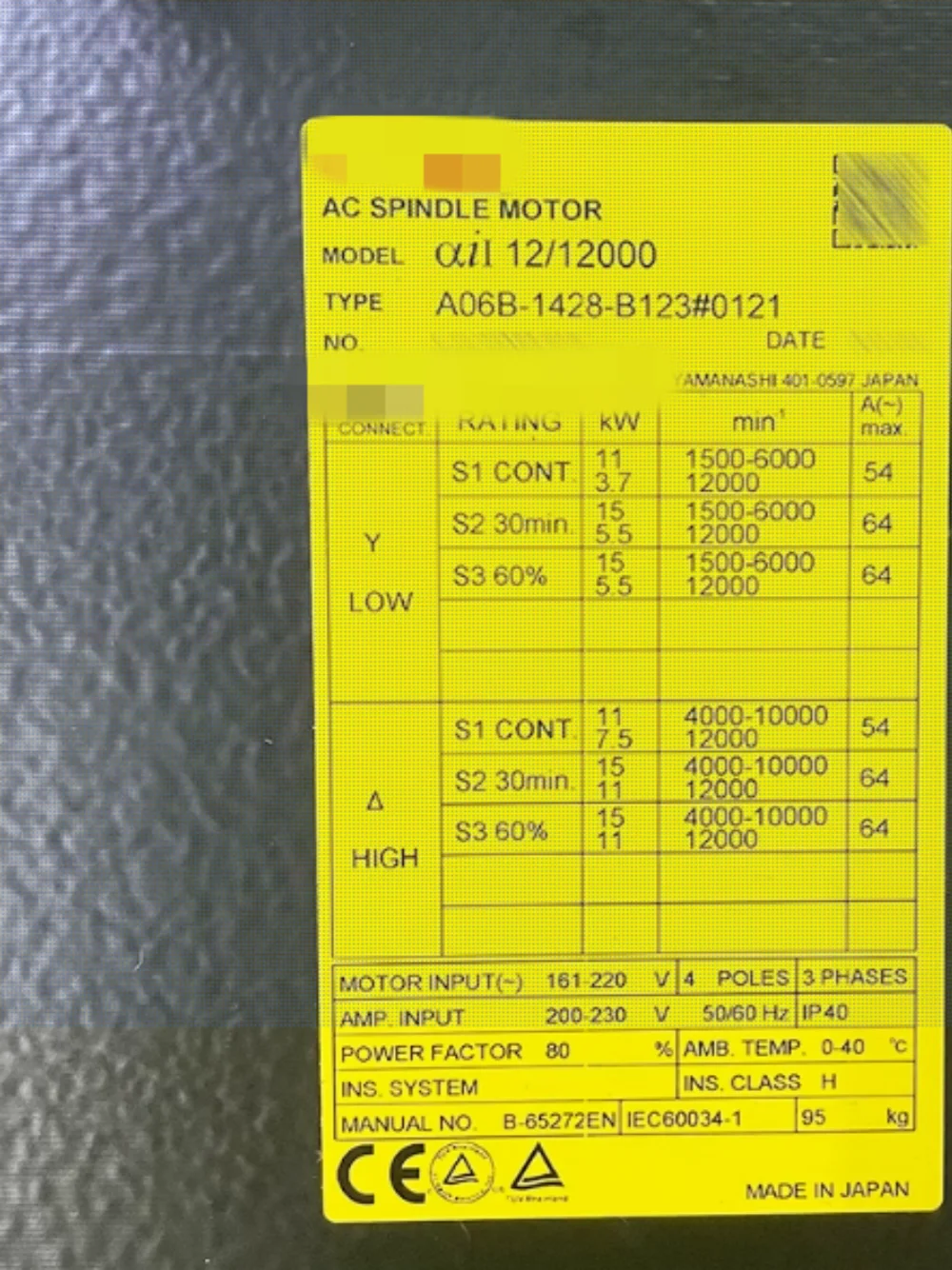 Nuevo A06B-1428-B123 # 0121 para módulo