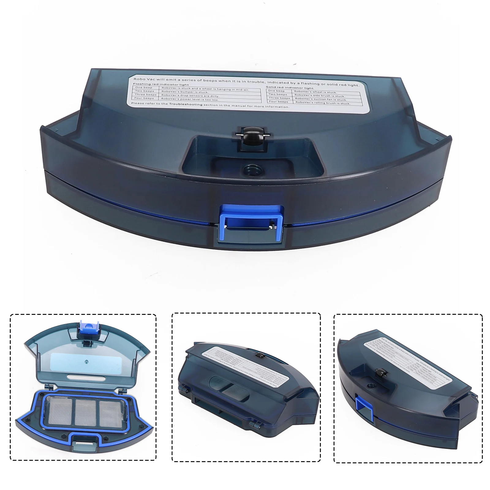 Dustbin Replacement Box For For 11S 15C 30 30C 35C 12 25C 15T Robot Vacuum Cleaner Supports Regular Maintenance