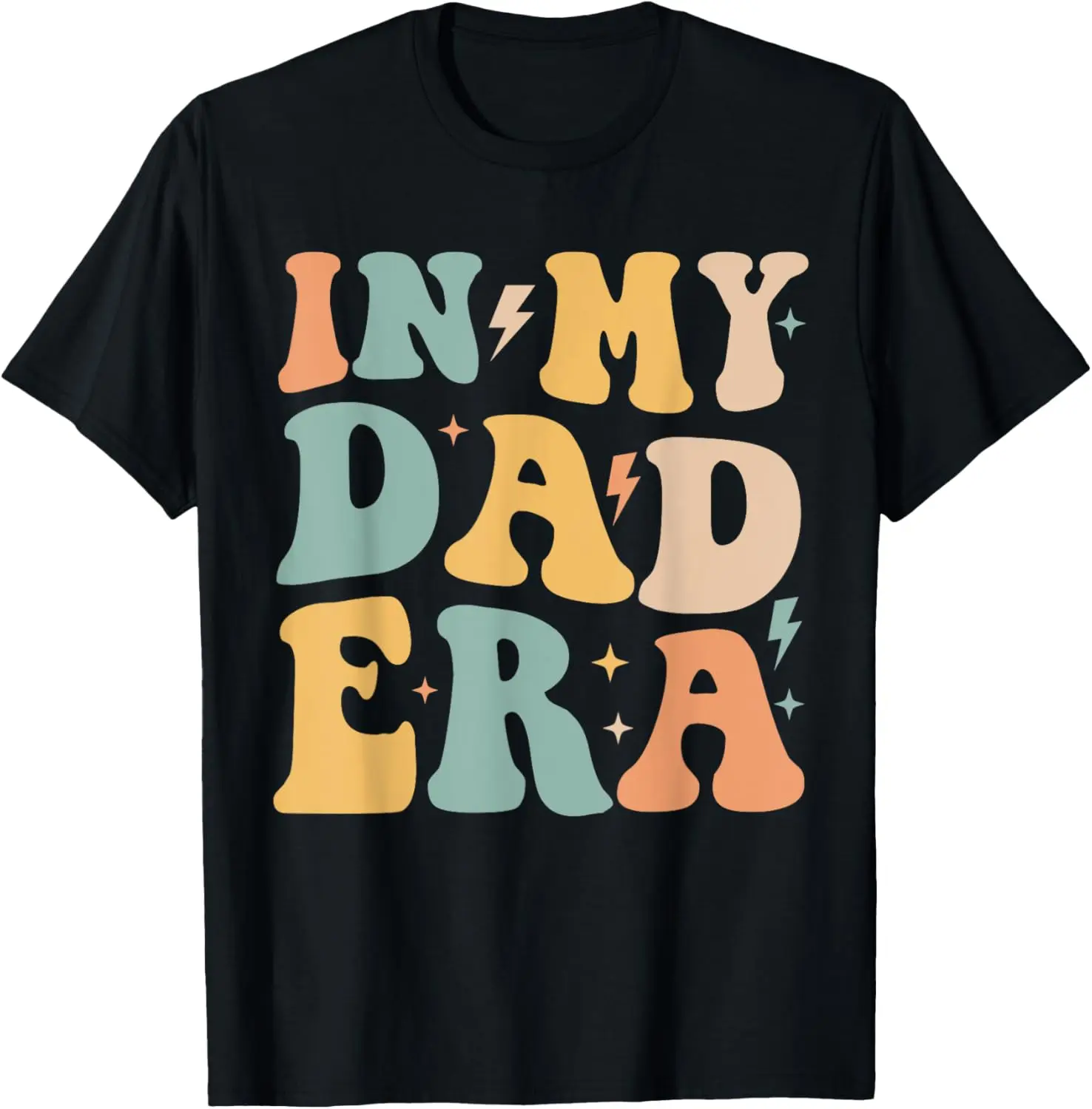 Groovy In My Dad Era Funny Dad Father Daddy Era For Mens T-Shirt
