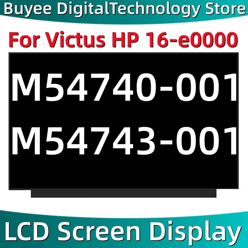 

New Original For HP Victus 16-e0000 Laptop LCD Screen Panel M54740-001 M54743-001 LED Screen Display Replacement