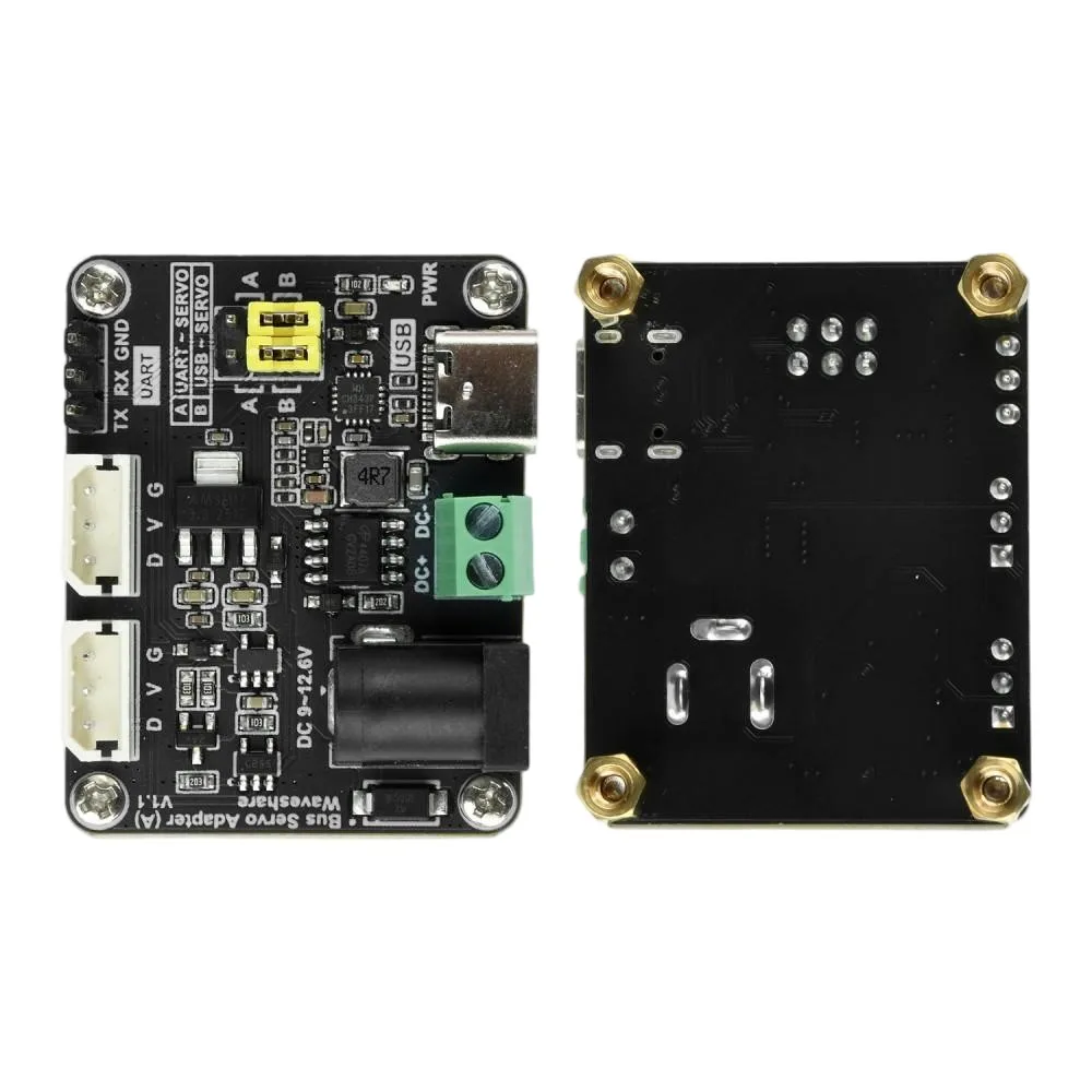 

DC9-12.6V Serial Bus Servo Driver Board with Integrated Power Supply and Control Circuitry UART Interface ST/SC for RPI