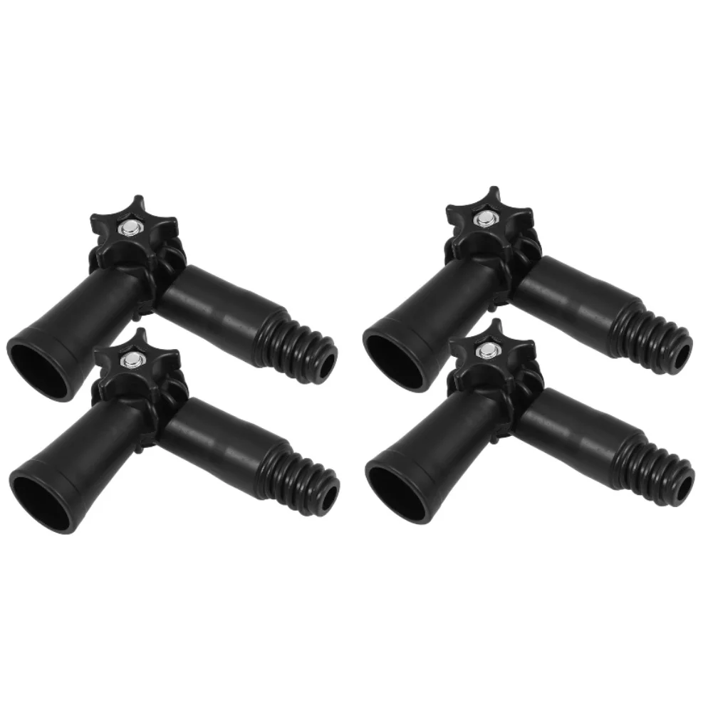 Telescopic Pole Joint with 360 Degree Rotation Angle Adapter Compatible with Standard Poles for Window Cleaning