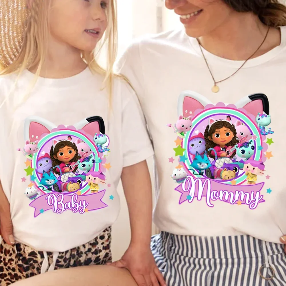 birthday t shirt for girls Princess Family Matching Outfits Party Toddler Baby T-shirt Family LookCasual Summer T-Shirts