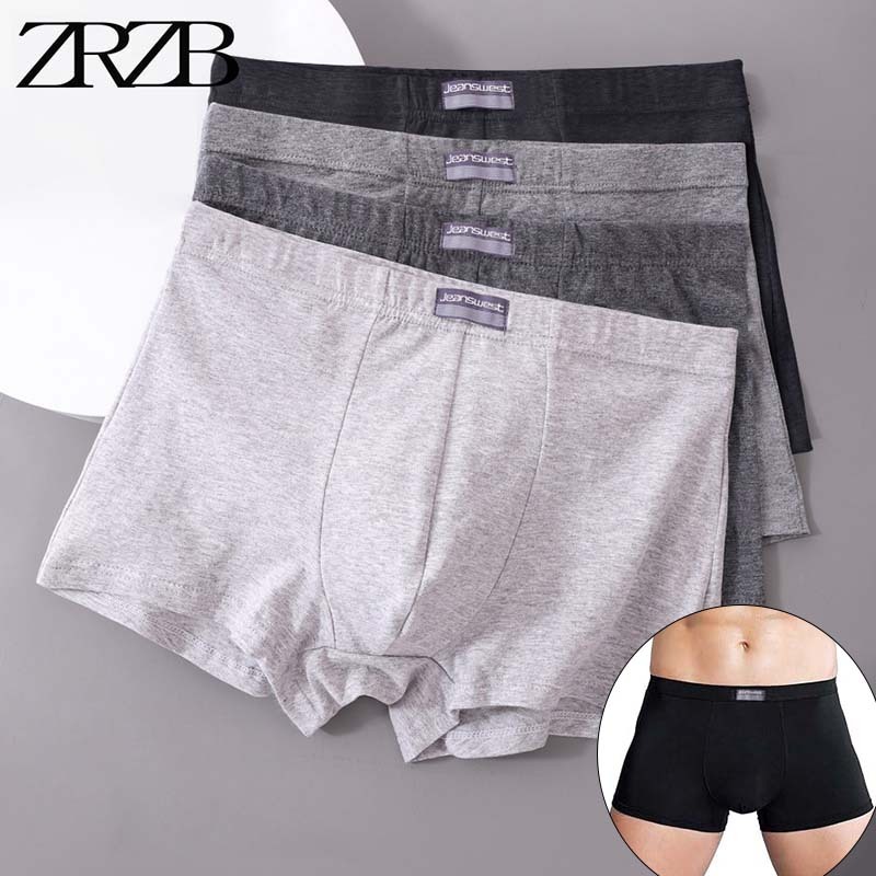  2/3/4/7 PCS Boxer Men's Panties Underpants Pure Cotton Male Comfortable Breathable Man Boxershorts Sexy  Underwear For Men L-5XL 