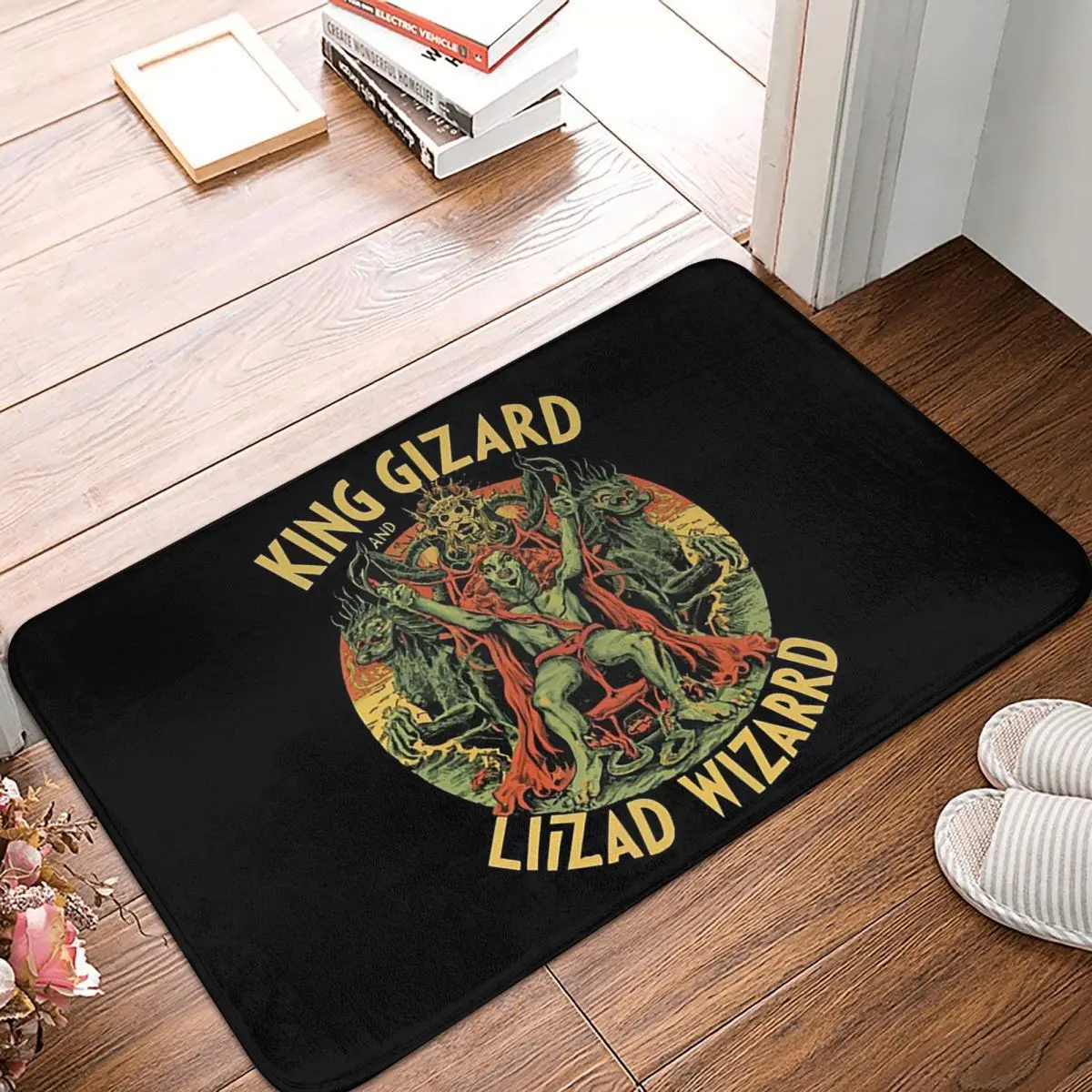 King Gizzard And The Lizard Wizard Oddments Doormat Kitchen Entrance Home Floor Mat Non-slip Carpet Rug for Balcony Footpad Mats