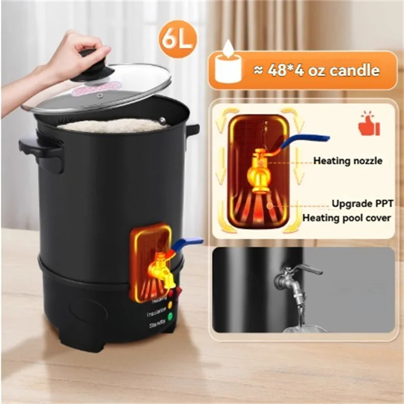 5/6L Wax Pot Commer… - image