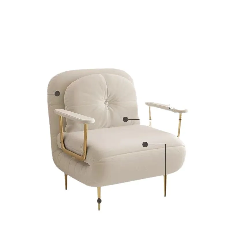 

Dual-purpose cream single small apartment balcony living room multi-functional telescopic double cloud