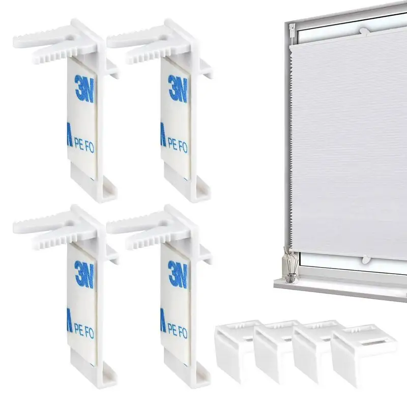 Blinds Mounting Brackets Roller Blind Holder L Shaped No Drilling Adjustable Bracket Plastic Roller Blind Replacement Accessory