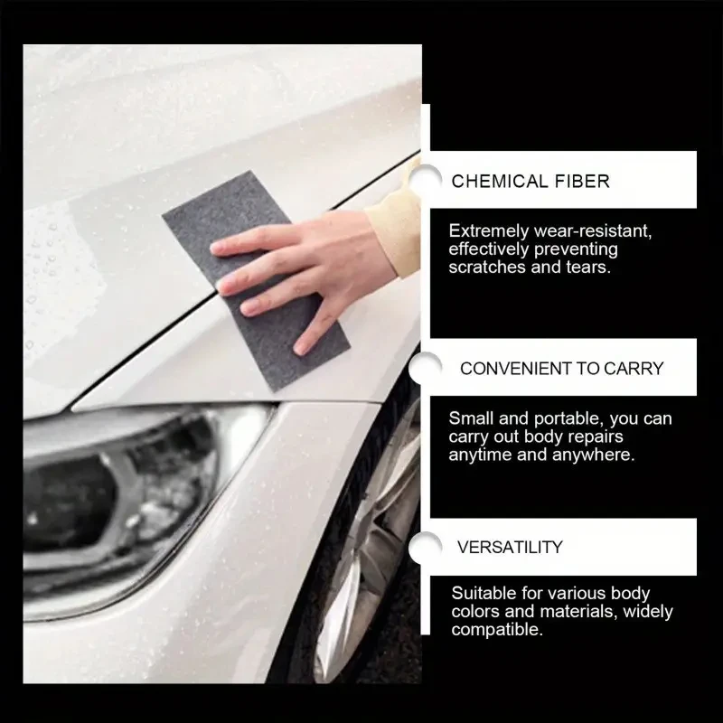 Universal Nano Sparkle Anti-Scratch Car Polishing Cloth Metal Surface Instant Scratch Repair Smart Cleaning Cloth for Cars