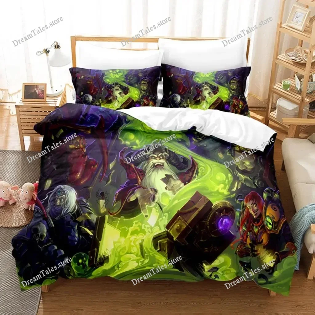 

3D World Of Warcraft Bedding Sets Duvet Cover Set With Pillowcase Twin Full Queen King Bedclothes Duvet Cover Home Textileextile