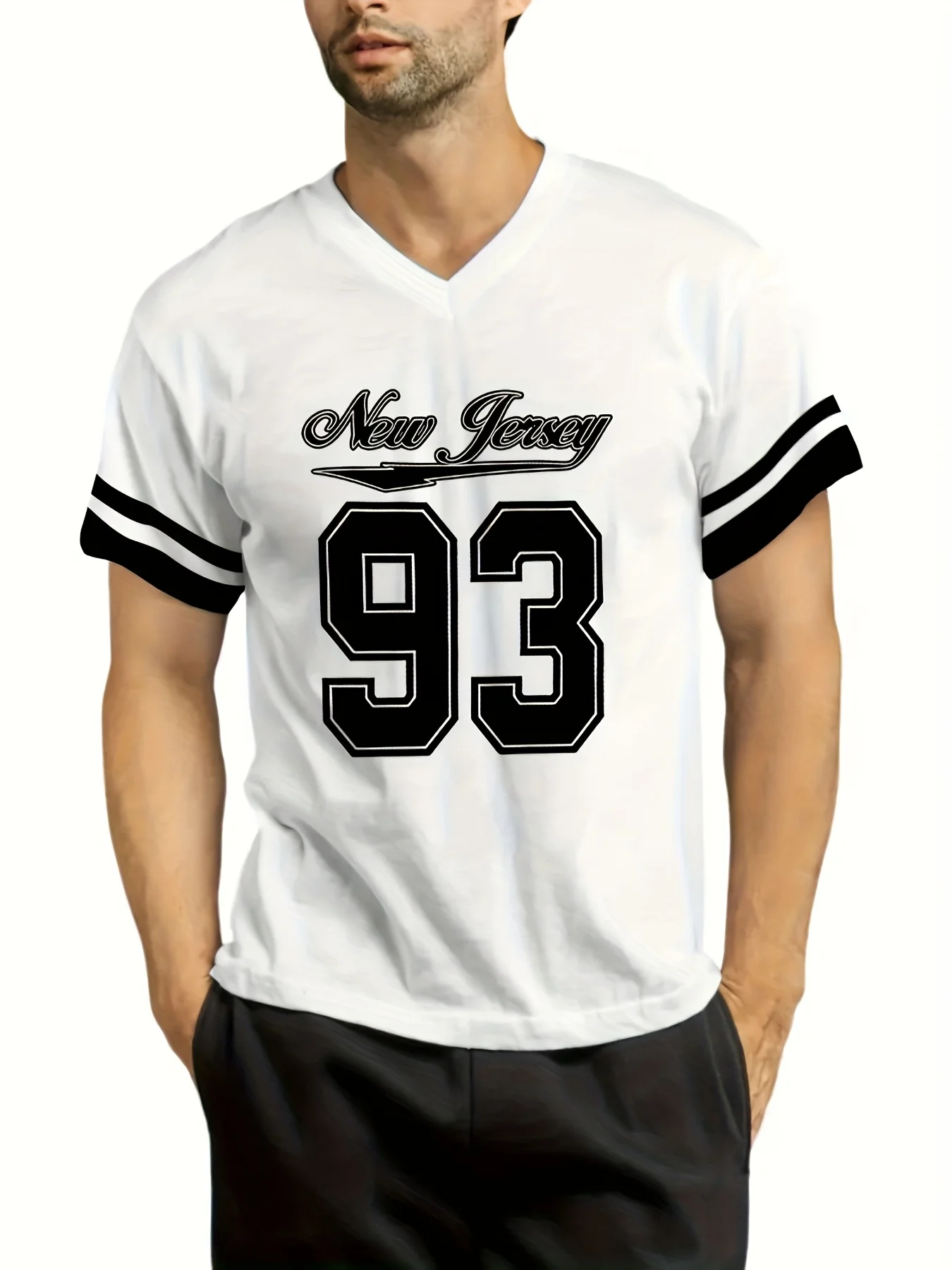 

The new men's T-shirt for summer 2025 is a casual fashionable sporty breathable and comfortable 3D letter print