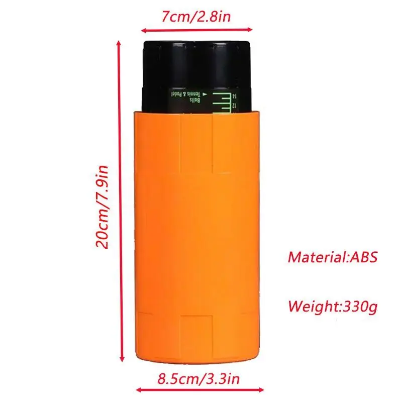 Colorful Tennis Pressure Tank Lightweight Tennis Pressure Tanks Large Capacity Balls Booster Bottle Portable Sports Accessories