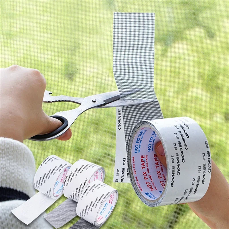 2M Window  Tape Anti-Mosquito  Repair Subsidy Self-Adhesive Door Curtain Mosquito Net Hole Patch Repair Tapes Zapper mosquito