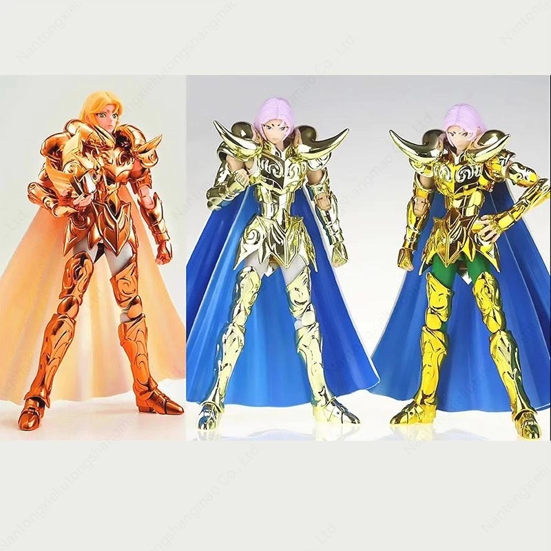 

CS Model Saint Seiya Myth Cloth EX Aries Mu with Shion Head Grand Pope Gold/24K/ Knights of The Zodiac Action Figure