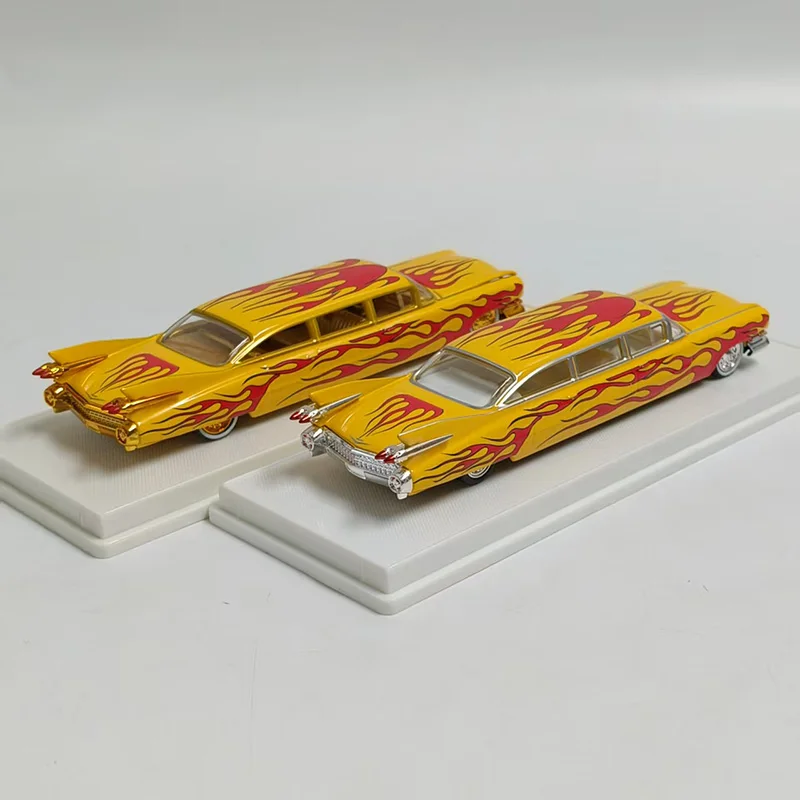 

Mechanic 1:64 1959 Cadi Series 62 Limousline New Color Alloy Car Model Static Collection Decorated Holiday Gifts Toys