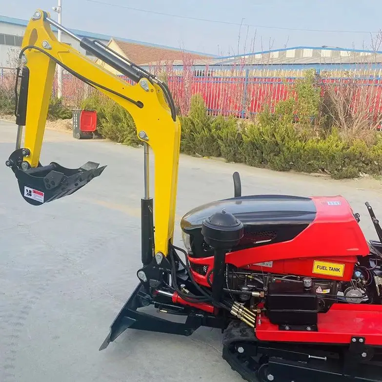 

Многофункциональный мини-культиватор на гусеничном ходу 22 л.с. с экскаватором для малогабаритных фермерских хозяйств, инструменты для обработки почвы