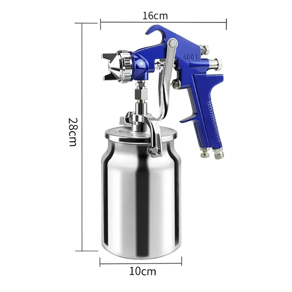 Pneumatic Spray Anti Rust Paint Spray Gun, Suitable For High Atomization Spraying of Repairing Furniture, Car Paint, And Glue