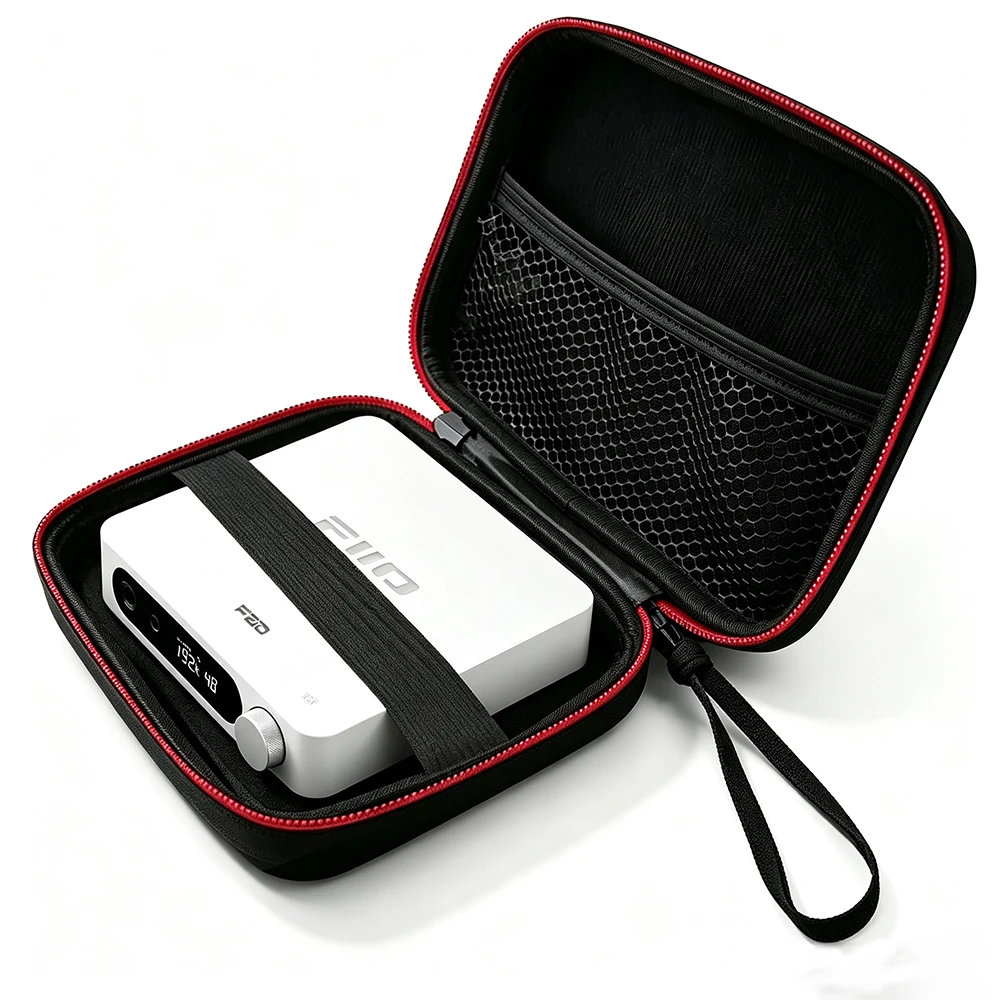 Hard Carrying EVA Case for FiiO K11 R2R HIFI Desk DAC Headphone Amplifier Accessories Storage Bag Shockproof Case- CASE ONLY