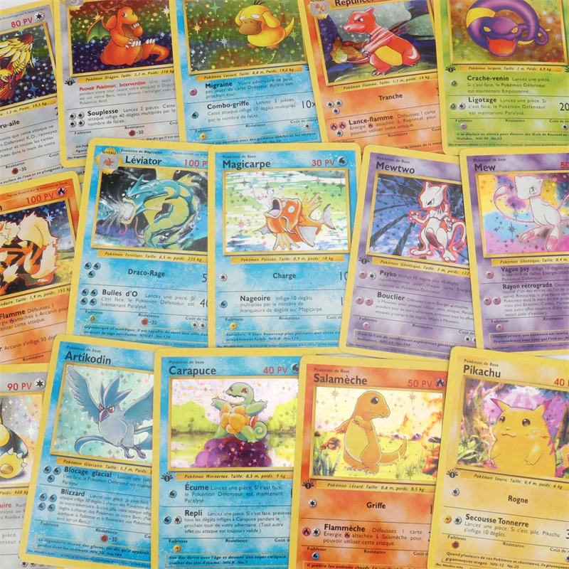 French Version 1996 Year Pokmon card first generation Charizard Pikachu Mewtwo Blastoise Collecting card toys 151Pcs boxed - AliExpress 26 French Version 1996 Year Pokmon card first generation Charizard Pikachu Mewtwo Blastoise Collecting card toys 151Pcs boxed - AliExpress 26