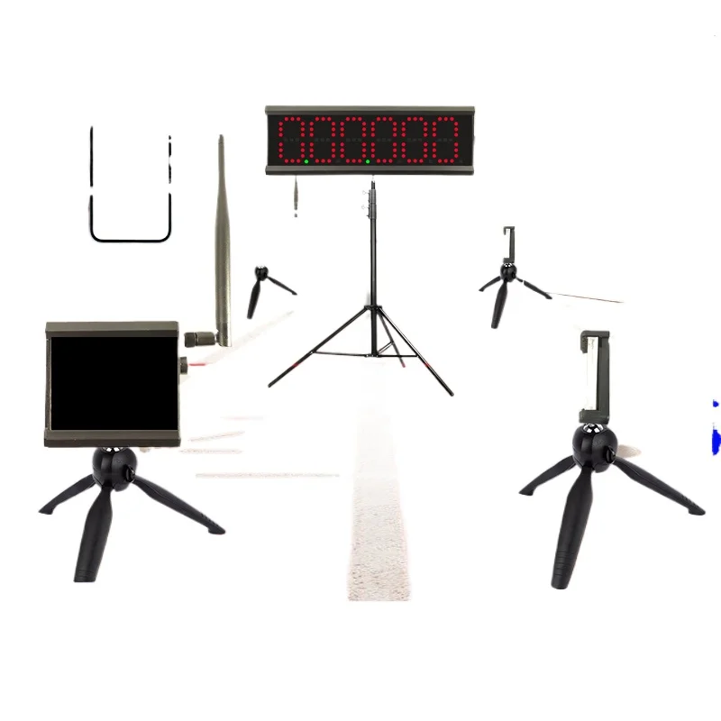 Infrarot-Laser-Timer, Leichtathletik, Rollschuhlaufen, Rennen, Rennen, Timer, Armaturenbrett, Test, automatische Erkennung