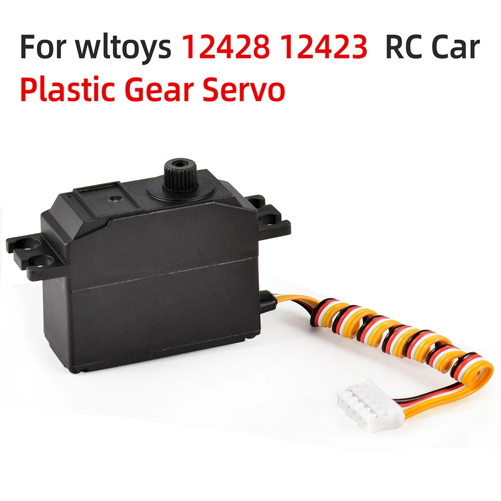 Metal Gear Servo Upgraded for Wltoys 1/12 12428 12423 1/10 10428 10428-A 10428-B 10428-B2 10428-C2 RC Desert Short Car