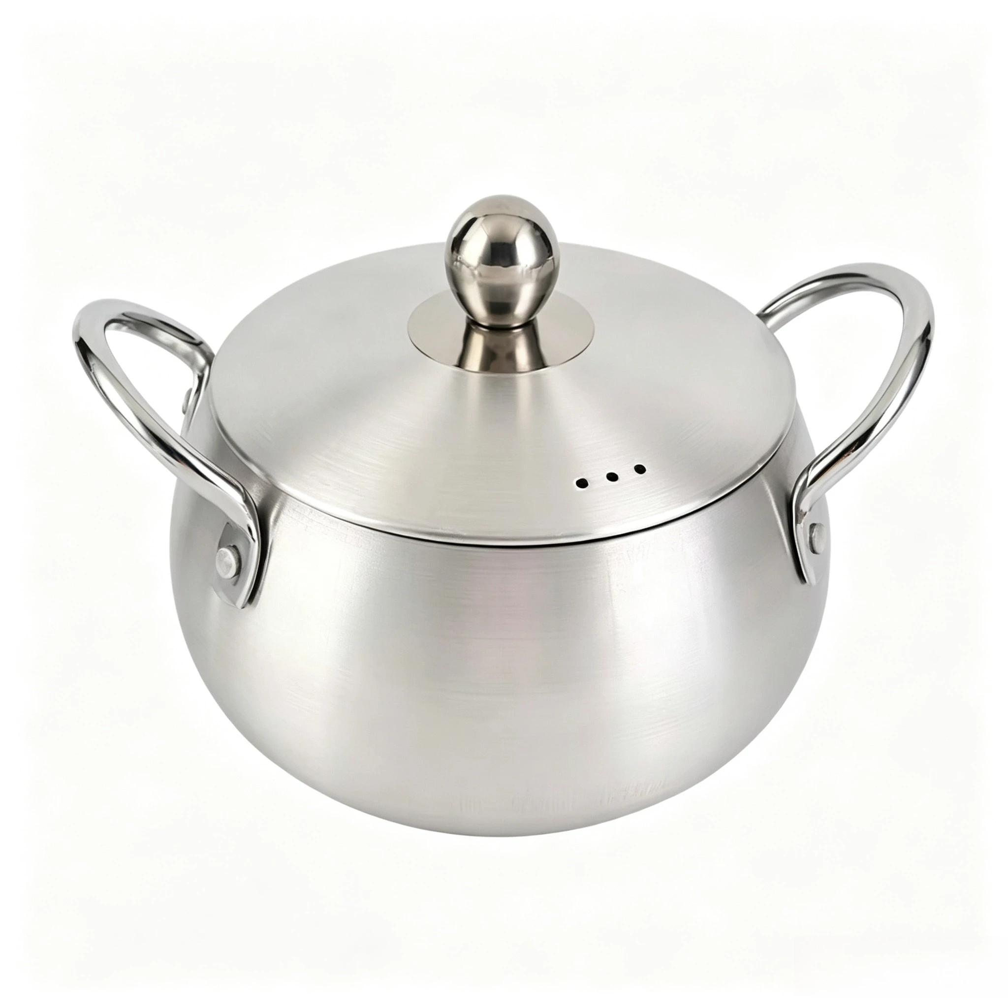 primary-color-shrink-drum-soup-pot-sanded-pot-aluminum-simple-soup-pot-set-wholesale