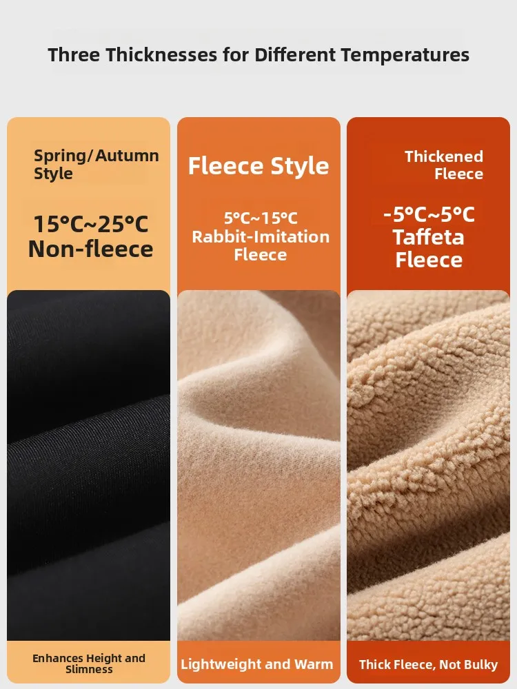 High-Waist Fce Lined arkskin Yoga Pants Women's Outerwear Autumn Winter Warm Tummy Control Butt Lifting Slimming Base La...