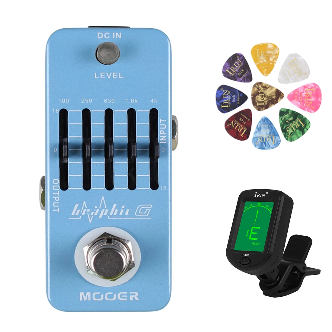 

Mooer MEQ1 Graphic G Electric Guitar Effect Pedal Five Stage Equalization EQ Guitar Equalizer Guitar Accessories