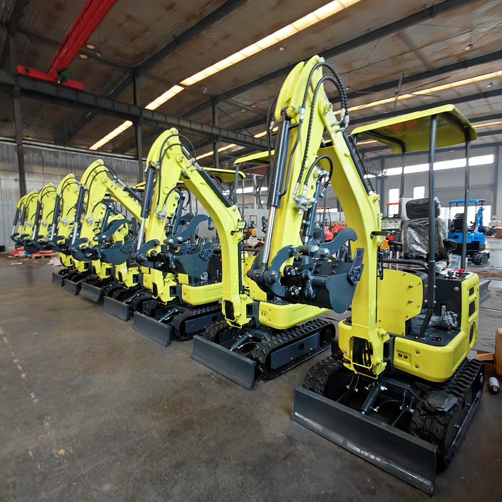 

Factory Direct Sale 1 Ton Mini Digger | CE Certified, Customizable Options & Efficient for Small Farm/Garden Work