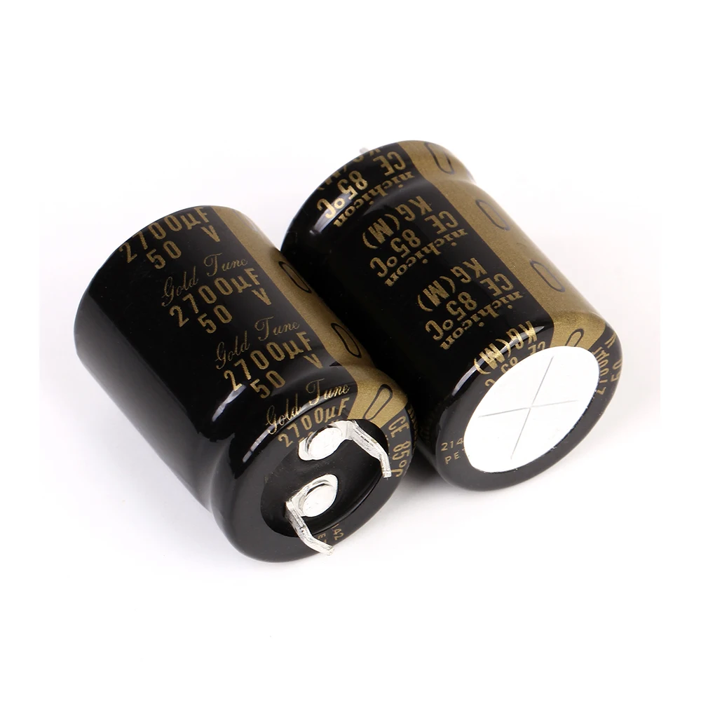 2pcs-10pcs KG Type I Nichicon 2700UF 50V 22x30mm Pitch 10mm 50V/2700uf Audio Electrolytic Capacitor Capacitors