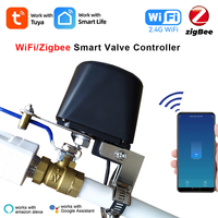Tuya WiFi Zigbee Gas Water Valve Controller Smart Home Automation Control Valve Garden Waters Timer Works With Alexa Google Home