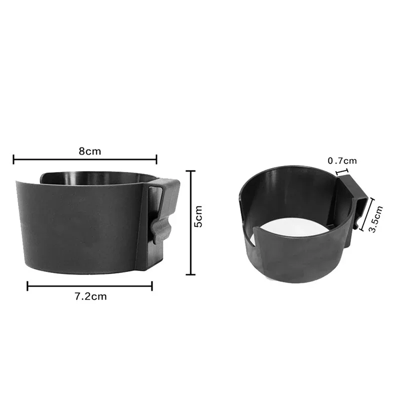 Przenośny uchwyt na kubek rowerowy: do motocykli i rowerów górskich, zawiera uchwyt na kubek w drzwiach pojazdu, organizer z haczykiem