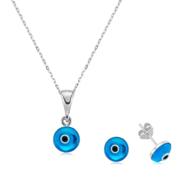 Silver Evil Eye Women 'S Set